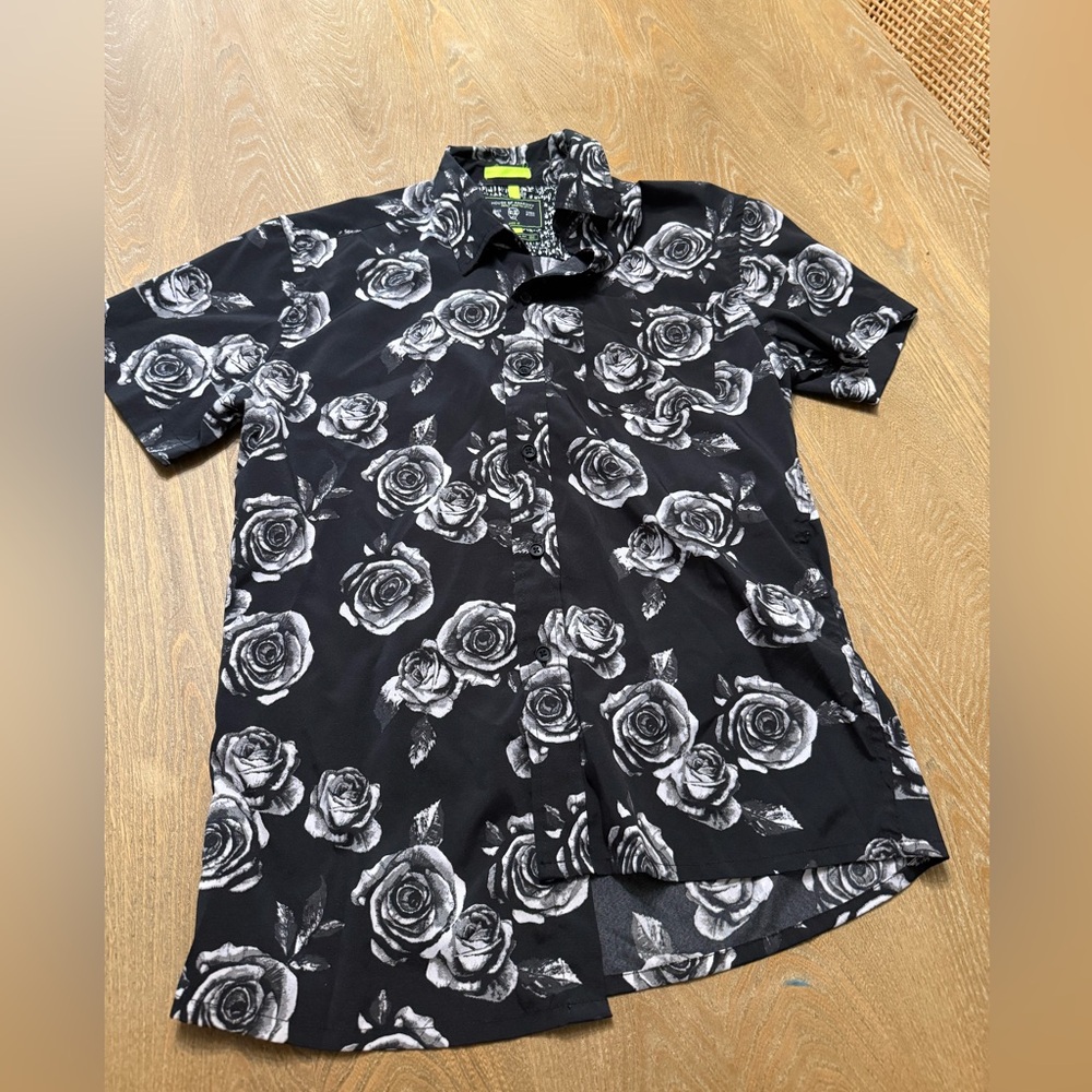 Button down light summer funky shirt